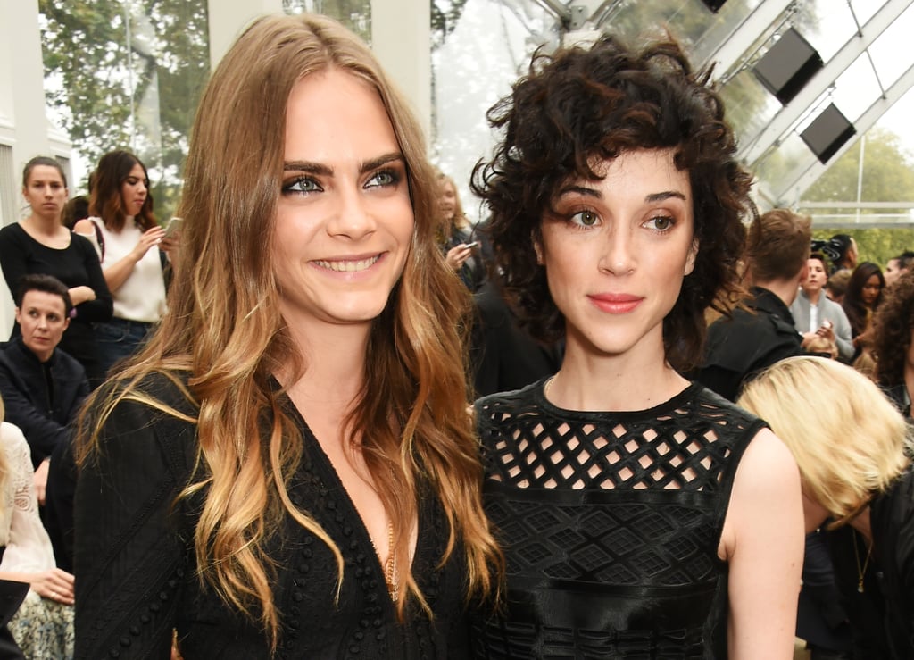 Cara Delevingne and St. Vincent at London Fashion Week