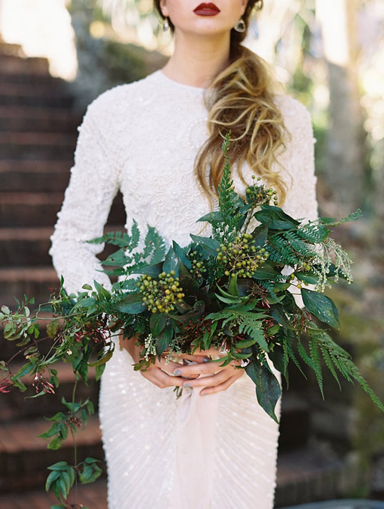 Slytherin-Inspired Wedding Bouquet