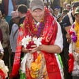 Prince Harry Is Covered in Paint and Flowers During His Stunning Visit to Nepal