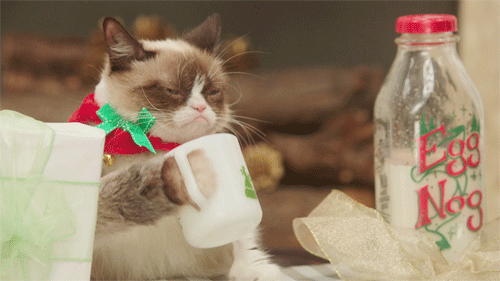 Nobody is there to save you from your eggnog addiction.