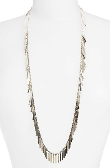 Nordstrom Fanfare Long Fringe Necklace