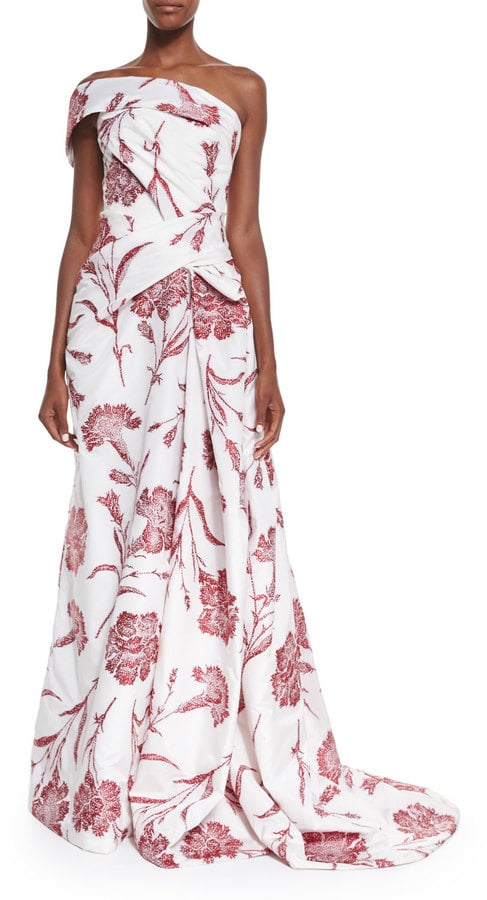 Carolina Herrera One-Shoulder Carnation Gown ($5,990)