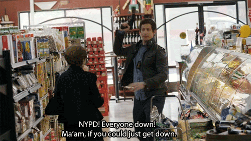 He's courteous around old women.
