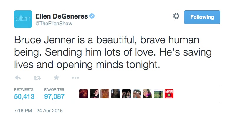 Celebrities Who Support Bruce Jenner