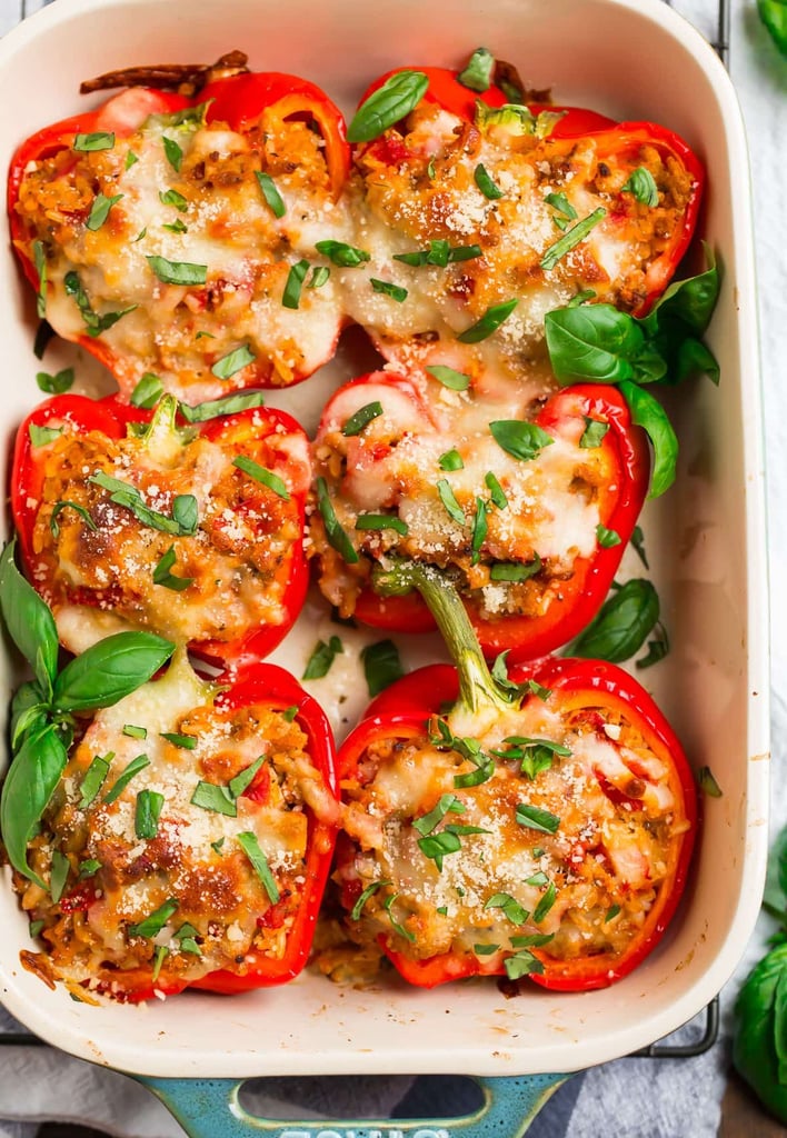 Italian Stuffed Peppers | 15 Healthy, Make-Ahead Lunch Recipes | POPSUGAR Fitness Photo 10