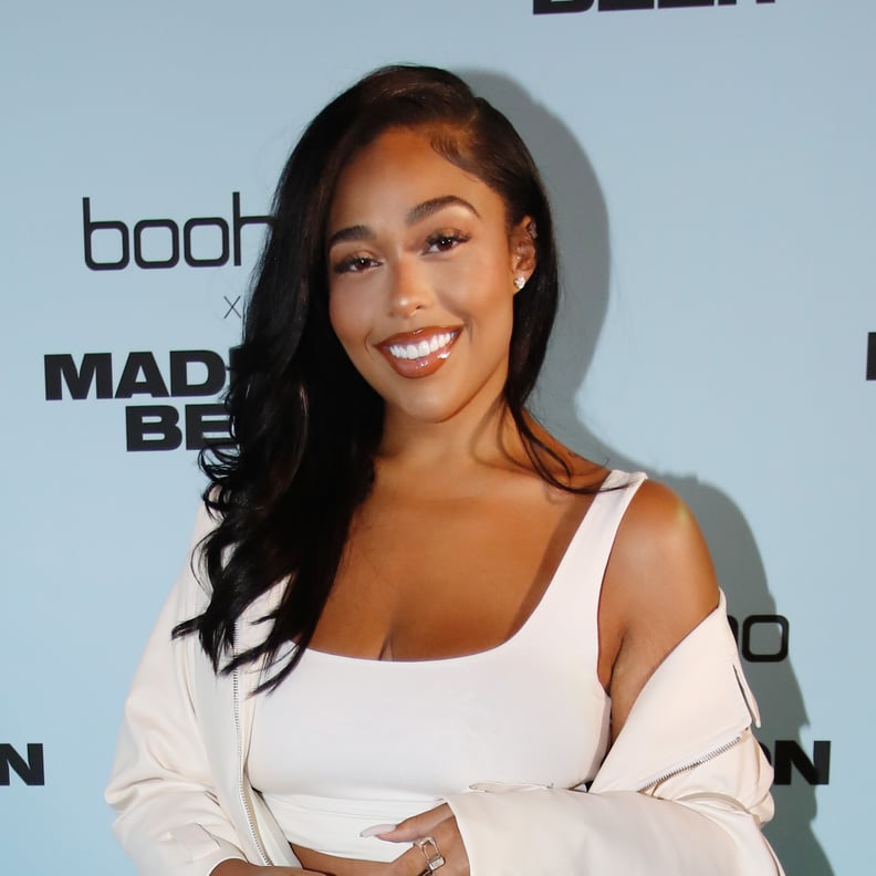 Jordyn Woods Stuns in Lace-Up Bodycon Dress on Instagram