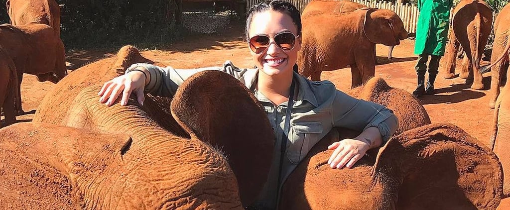 Demi Lovato's Trip to Kenya January 2017