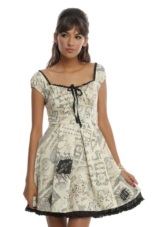 Harry Potter Marauder's Map Dress