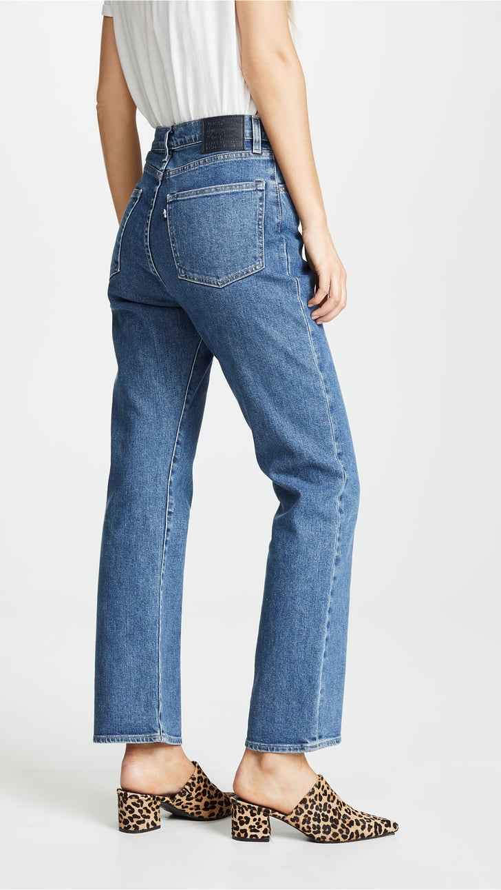 Levi's 701 Highrise Straight Jeans Best Levi's Jeans for Women