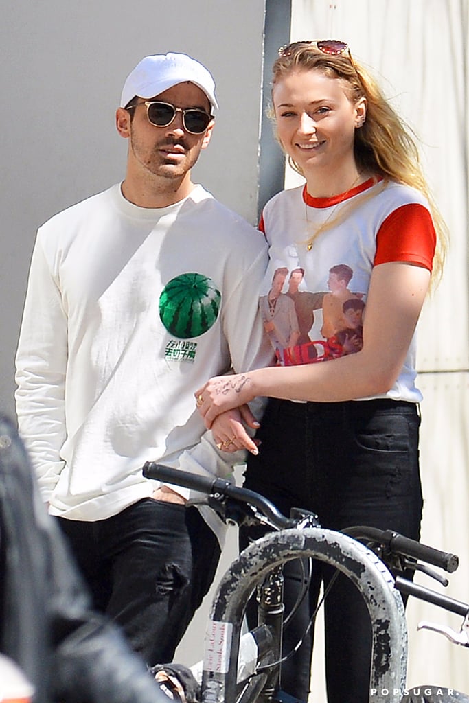 Sophie Turner and Joe Jonas Out in NYC April 2017
