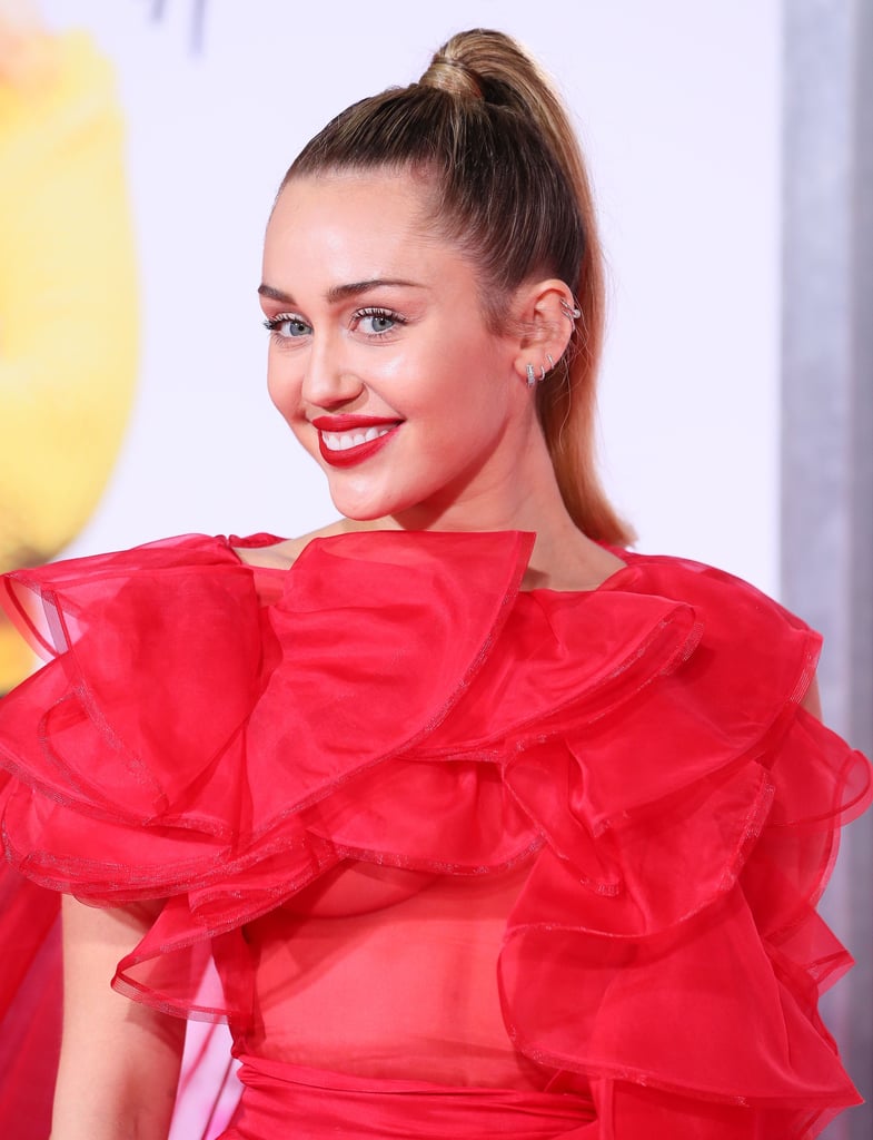 Miley Cyrus's Red Dress at Isn't It Romantic Premiere