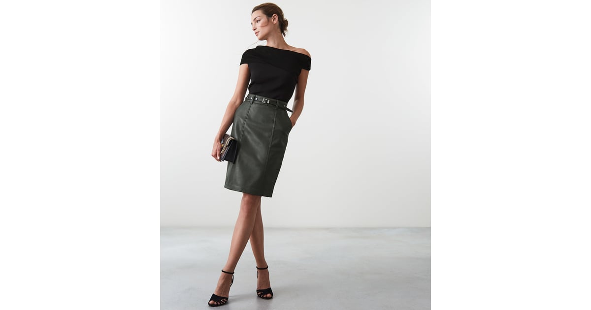 wrap around skirt with frill pattern