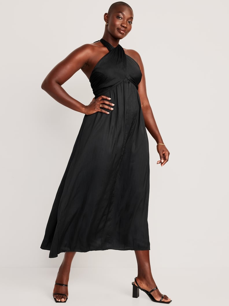 Old navy long sale black dress