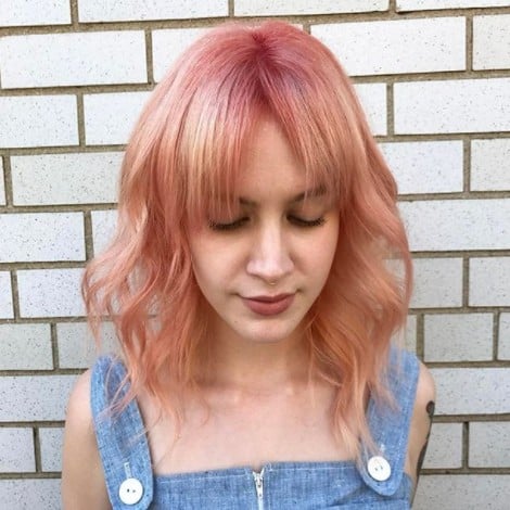 Curtain Bangs Inspiration on Pinterest Fall 2017