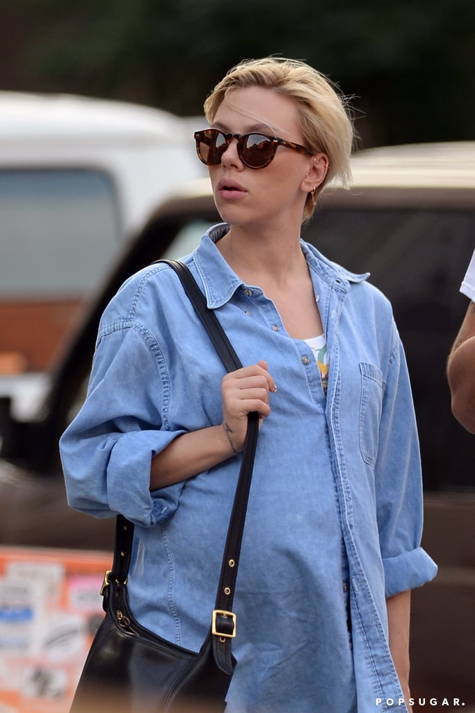 Scarlett Johansson's Baby Bump 2014 | Pictures
