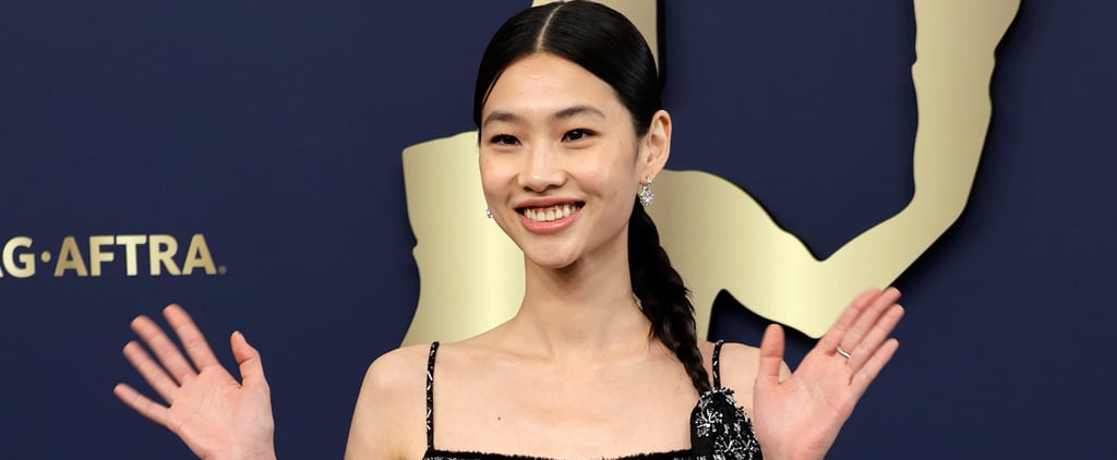 HoYeon's Hidden Hair Detail at the 2022 SAG Awards