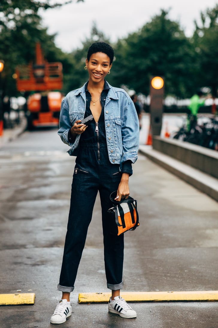 ripped denim jacket outfit