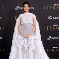 Gemma Chan Carried This Angelic Louis Vuitton Dress Off the Runway Like Poetry in Motion