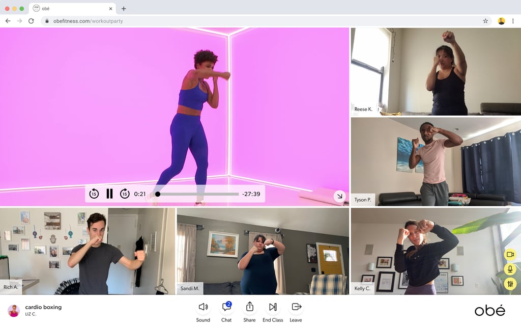 Obé Fitness App Launches Workout Parties | POPSUGAR Fitness