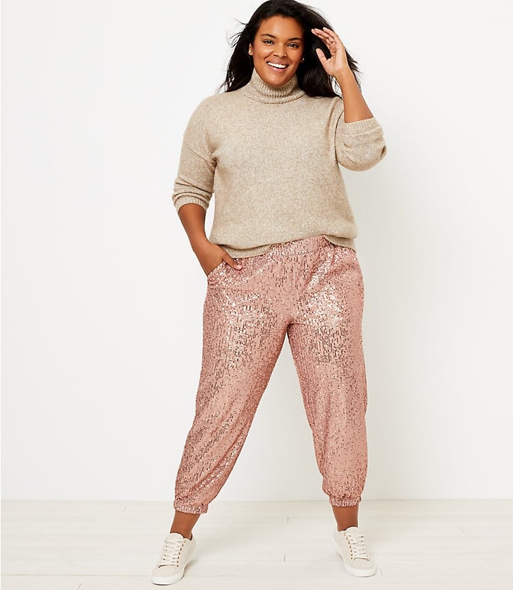 Loft Sequin Jogger Pants