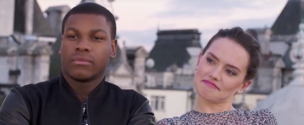 Daisy Ridley and John Boyega Star Wars Rap Video