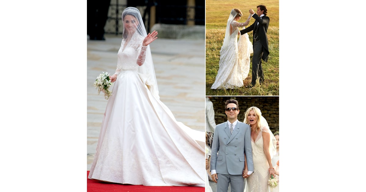 12 of the Best Celebrity  Designer  Wedding  Dresses  