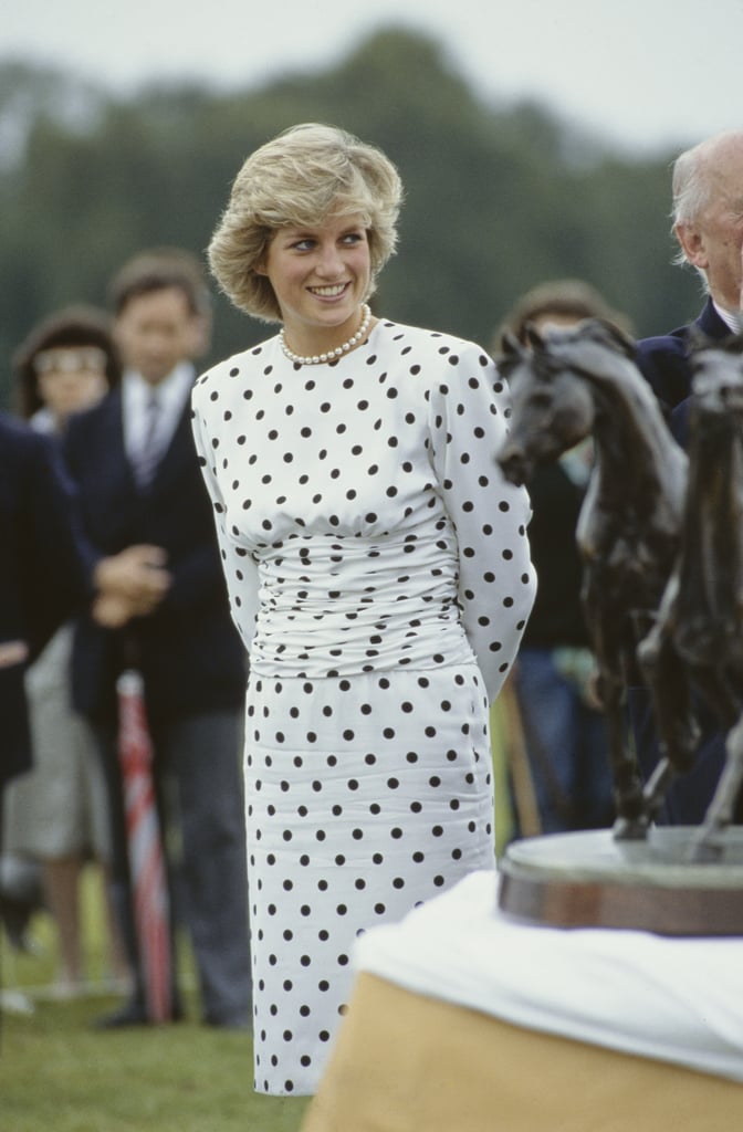 At a polo match in June 1987.