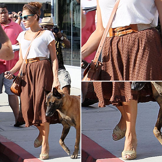 eva mendes casual style