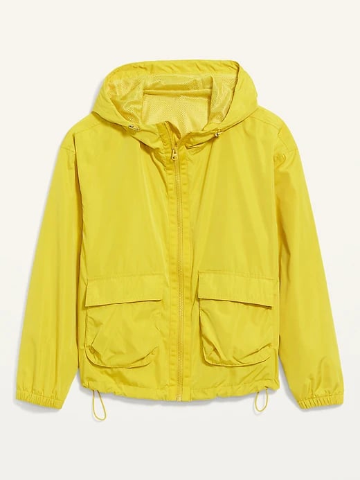 Old navy yellow rain jacket sale