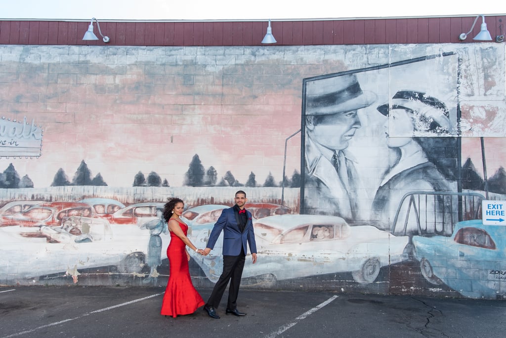 Glamorous City Engagement Shoot