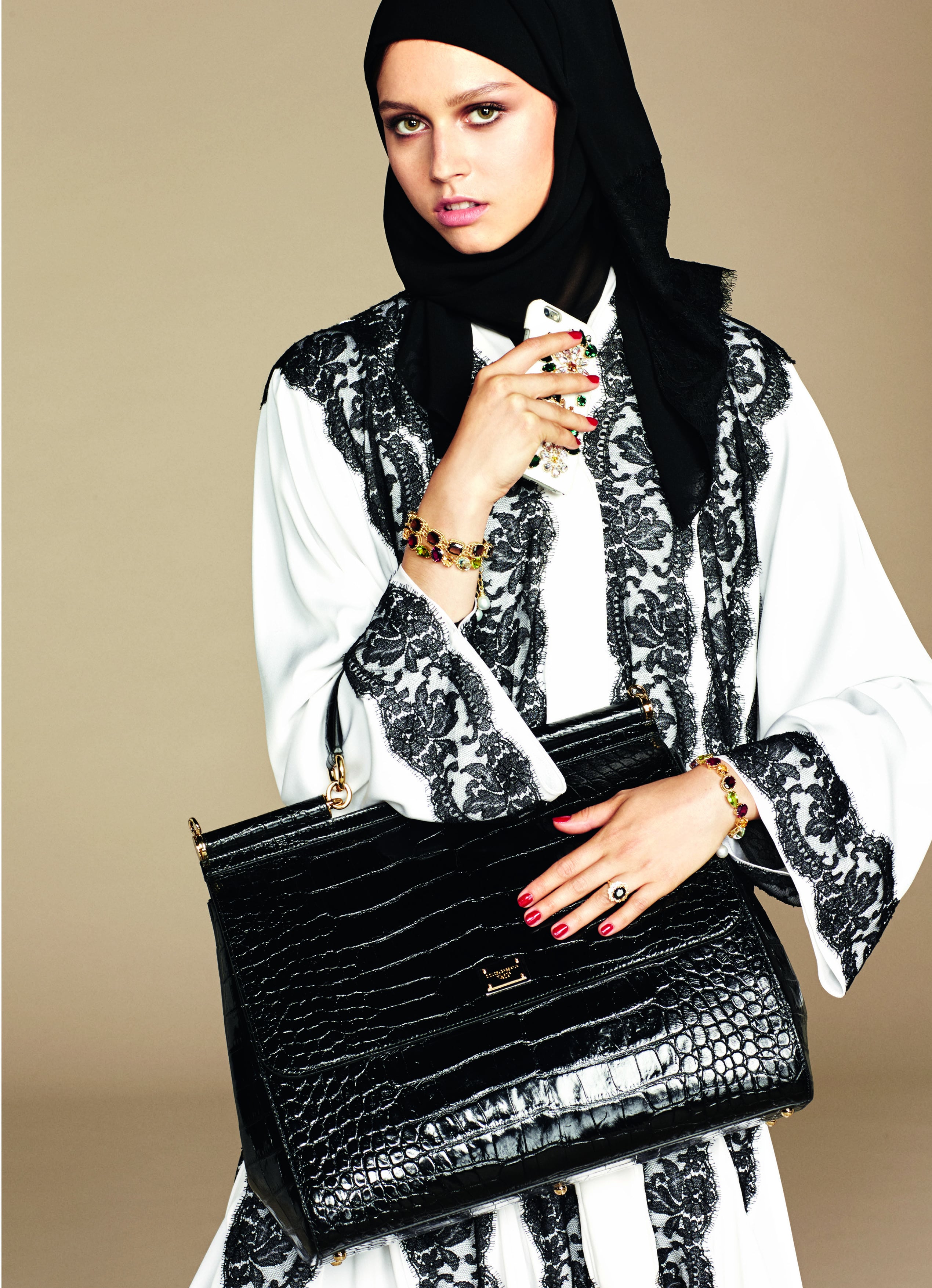 Dolce Gabbana s Hijab and Abaya Collection POPSUGAR Fashion