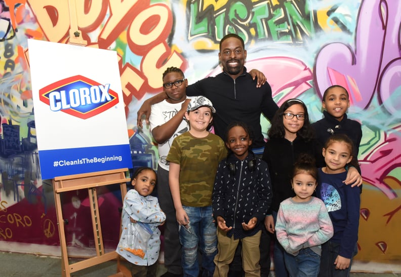 Award-winning actor Sterling K. Brown joins Clorox and Thrive Collective to celebrate the transformative power of clean at a new Youth Opportunity Hub in Harlem, New York, Tuesday, Feb. 27, 2018. The space was cleaned with a grant from Clorox and the help