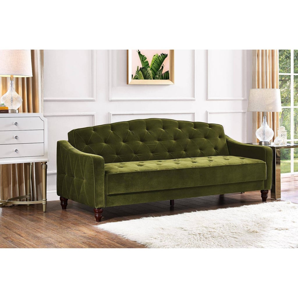 Antique Dupe: Novogratz Vintage Tufted Sofa Sleeper