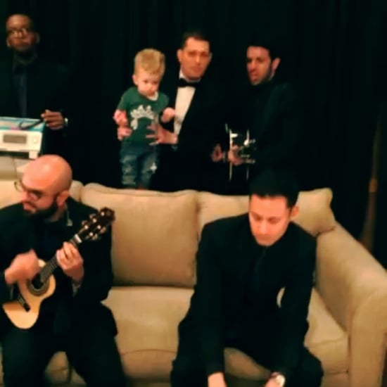 Michael Buble Sings NSYNC Song to His Son | Video