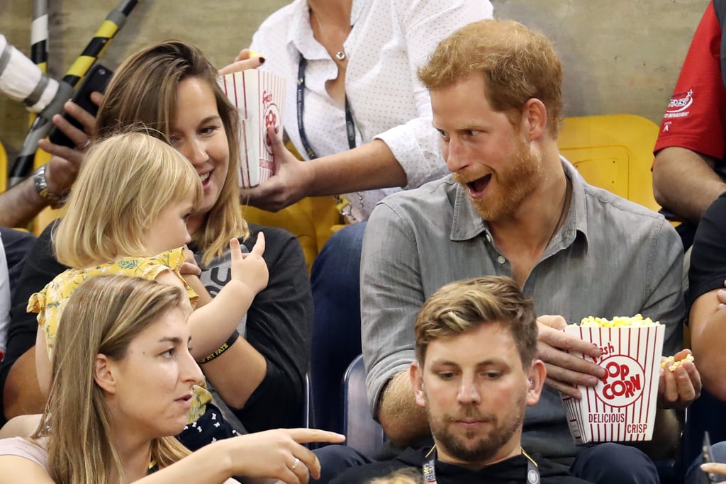 Prince Harry With Little Girl at Invictus Games 2017
