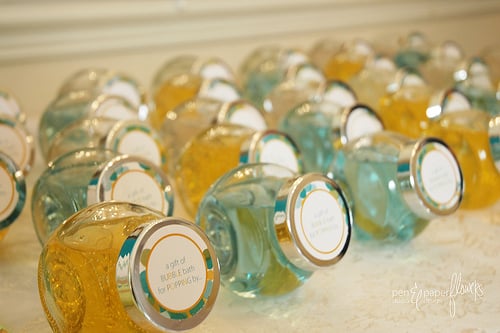 She S About To Pop Bubble Themed Baby Shower Popsugar Family