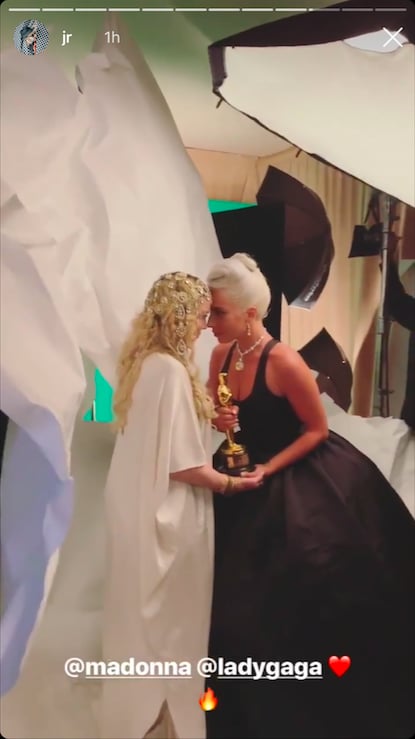 Lady Gaga and Madonna at the 2019 Oscars Afterparty