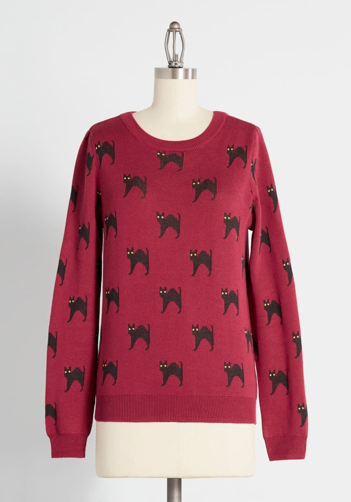 Meow or Never Pullover Sweater