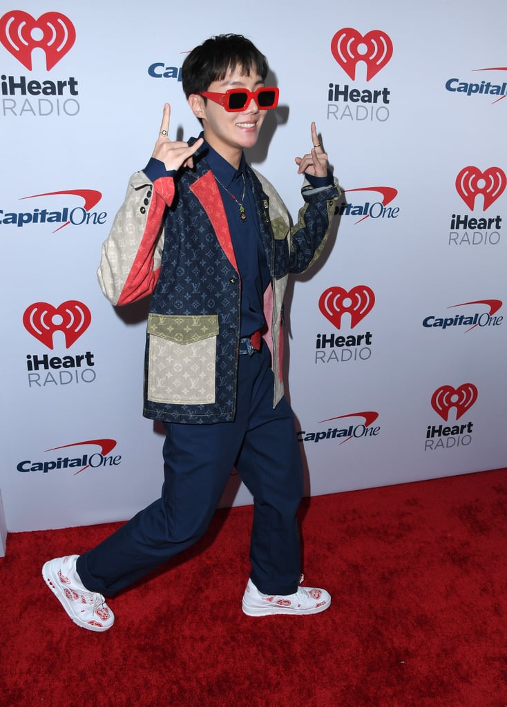 Suga on the 2021 Jingle Ball Red Carpet