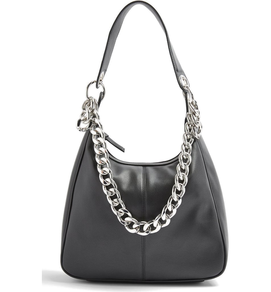 Topshop Chunk Chain Hobo Bag