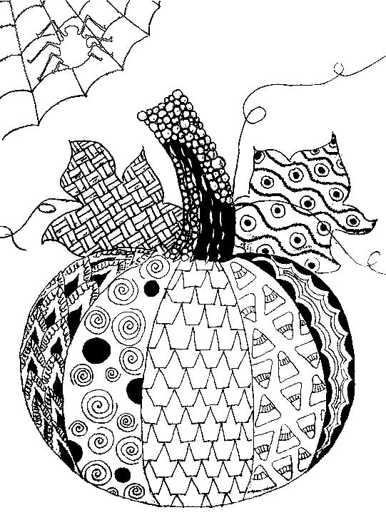 Printable Halloween Coloring Pages For Adults Popsugar Smart Living