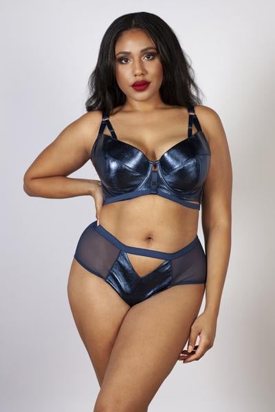 Gabi Fresh Kyla Metallic Leatherette Brief