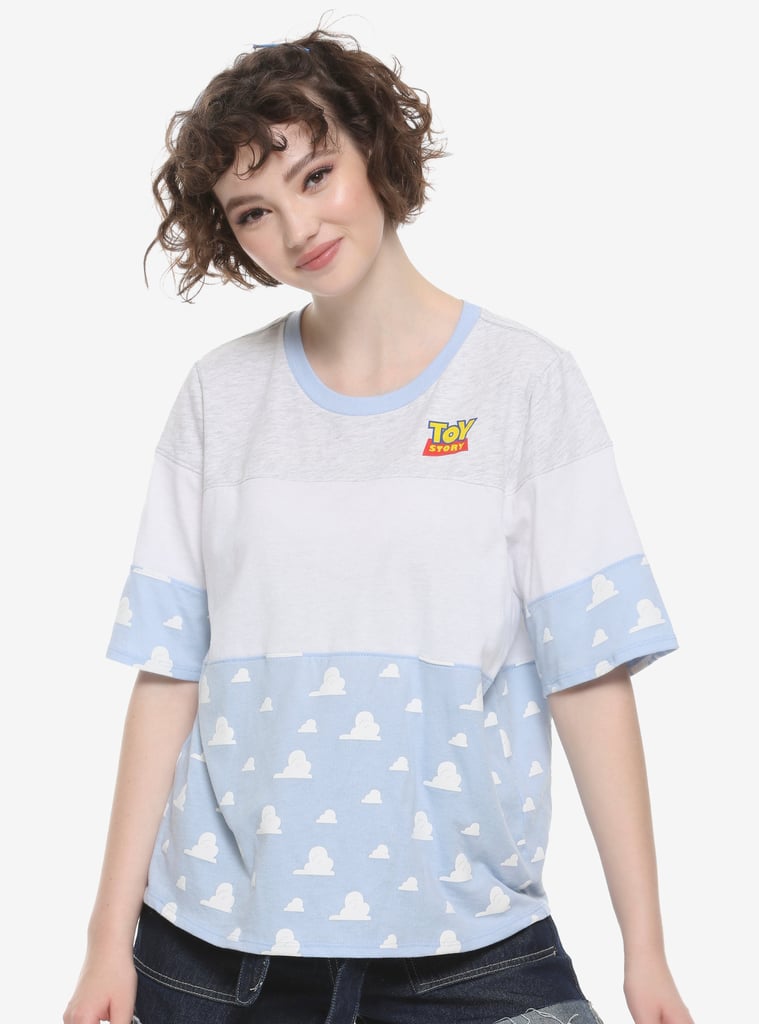 Her Universe Disney Pixar Toy Story Cloud Colour-Block Oversized Girls T-Shirt