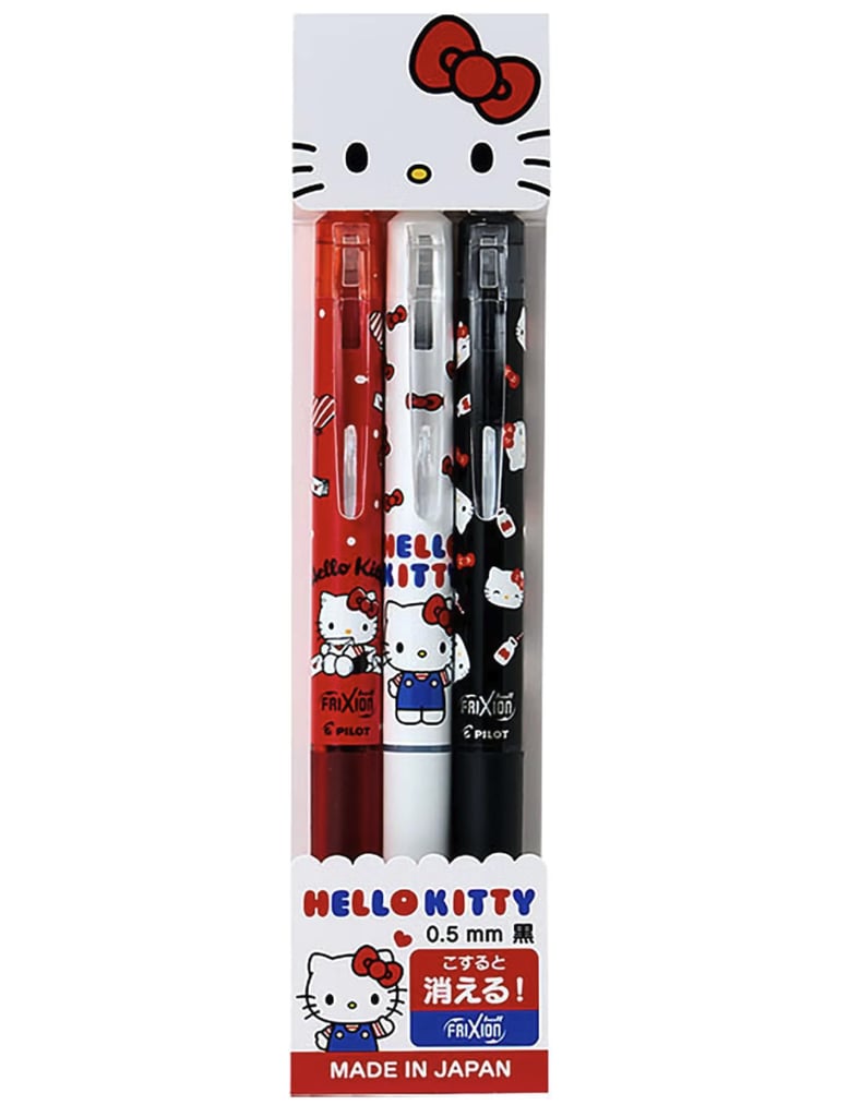 Sanrio Friction Ball Knock 3-Pen Set 0.5mm