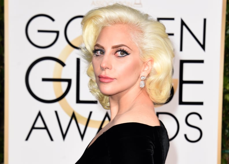 Lady Gaga at the Golden Globes 2017