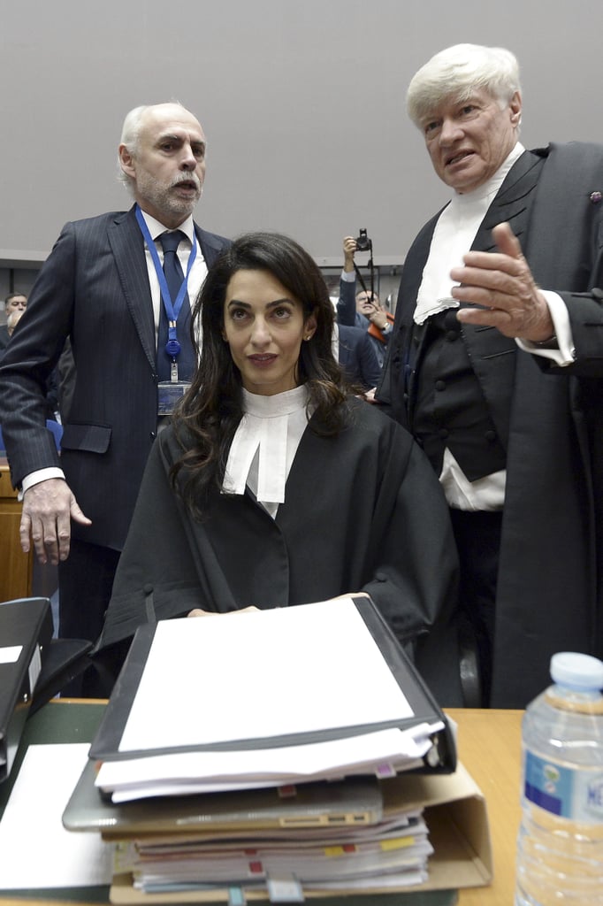 Amal Clooney in Court in Strasbourg January 2015