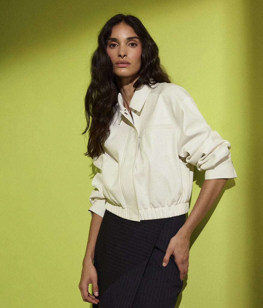 BCBGMaxAzria Maya Jacket in Snow White