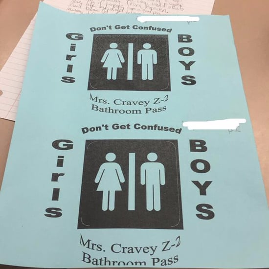 Teacher's Gender Bathroom Passes
