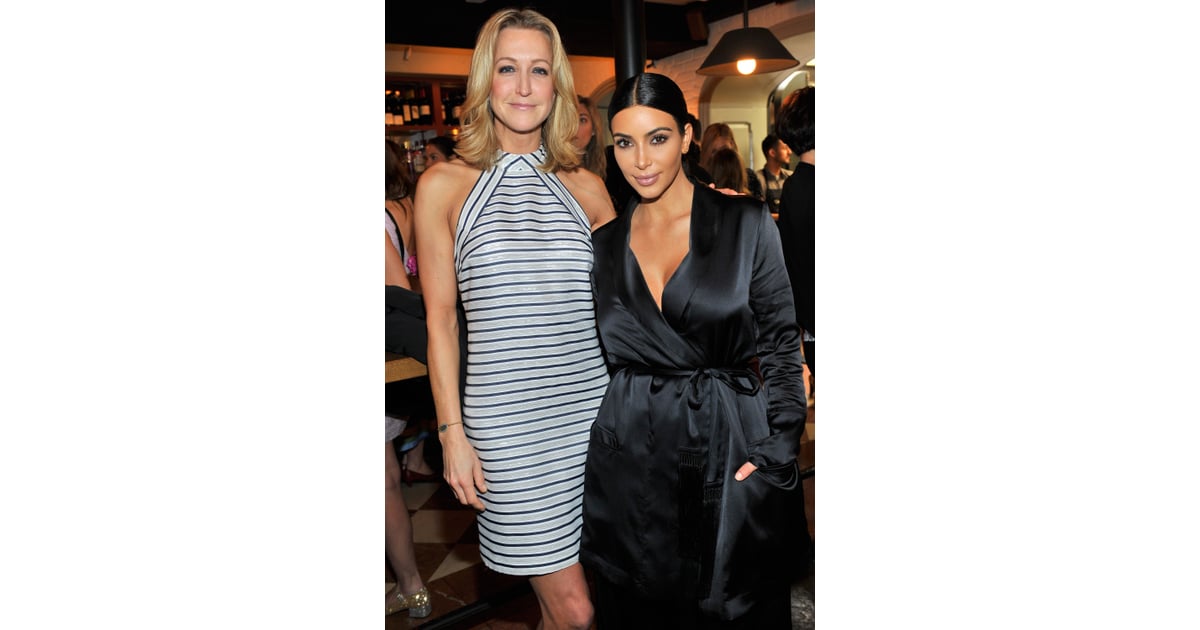 Kim Linked Up With Good Morning America S Lara Spencer Kim Kardashian At W It Girls Party