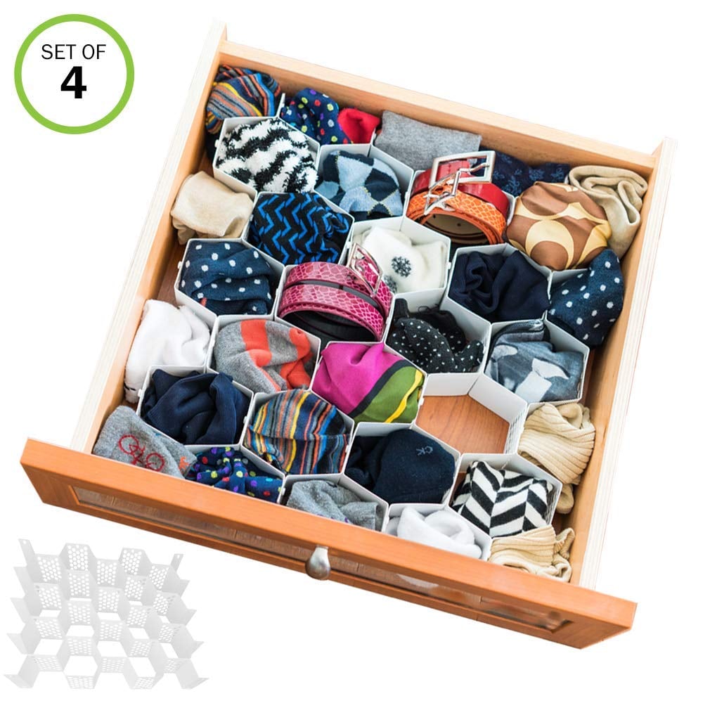 Evelots Drawer Organiser